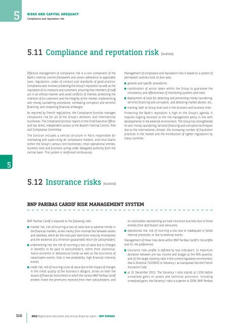 2012 Registration document and annual financial report - BNP Paribas