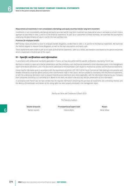 2012 Registration document and annual financial report - BNP Paribas