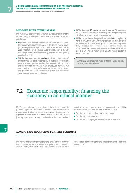 2012 Registration document and annual financial report - BNP Paribas