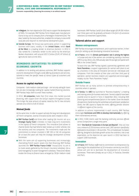 2012 Registration document and annual financial report - BNP Paribas