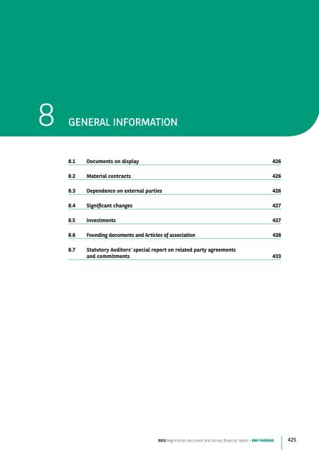 2012 Registration document and annual financial report - BNP Paribas