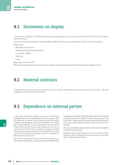 2012 Registration document and annual financial report - BNP Paribas