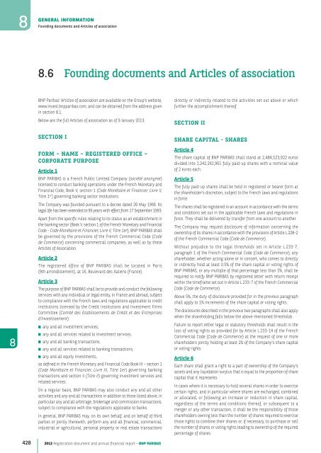 2012 Registration document and annual financial report - BNP Paribas