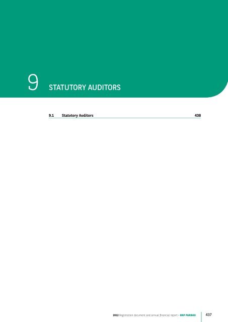 2012 Registration document and annual financial report - BNP Paribas