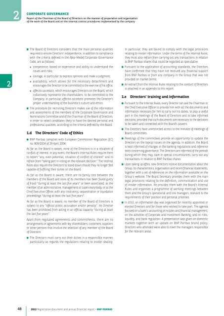 2012 Registration document and annual financial report - BNP Paribas