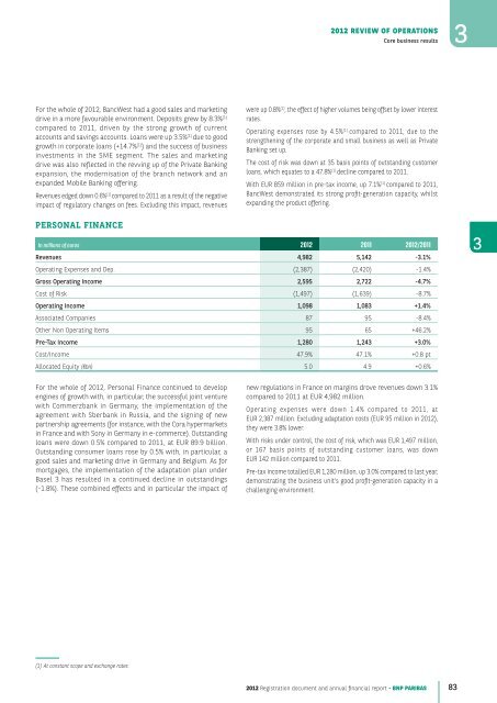 2012 Registration document and annual financial report - BNP Paribas