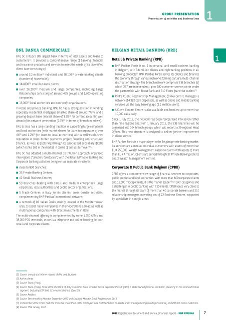 2012 Registration document and annual financial report - BNP Paribas