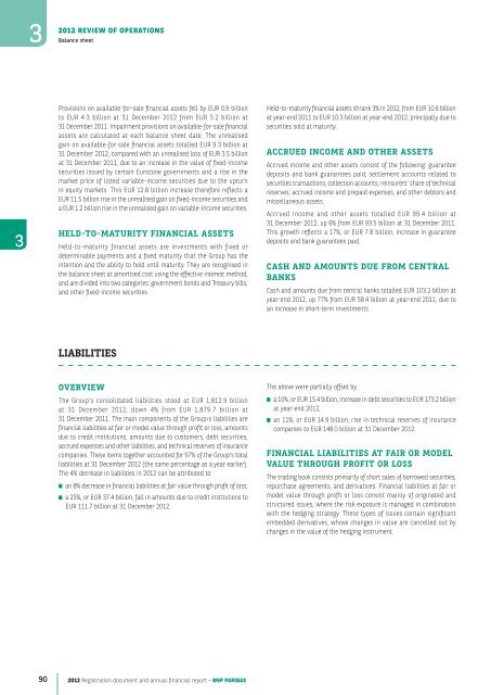 2012 Registration document and annual financial report - BNP Paribas