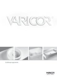 Lieferprogramm - Varicor