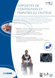 dispositifs de contention et maintien au fauteuil - Winncare Group