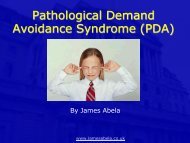 Pathological Demand Avoidance Syndrome (PDA) - James Abela ELT