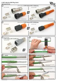 E-DAT Industry RJ45 Plug Insert - METZ CONNECT