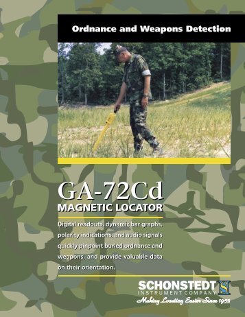 GA-72Cd Military Brochure - Schonstedt Instrument Company