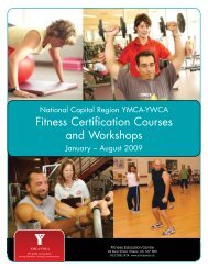 Fitness Certification Courses and Workshops - YMCA-YWCA