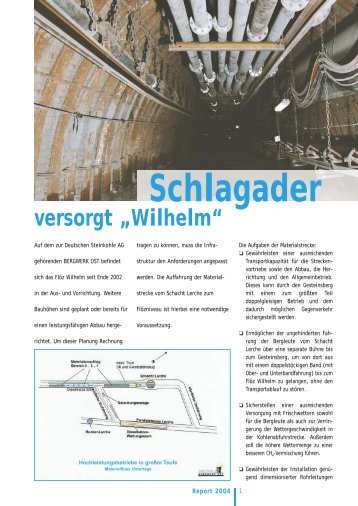 Schlagader - Thyssen Schachtbau GmbH