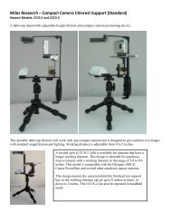 Compact Eye Camera Support with Chinrest - Miles Research