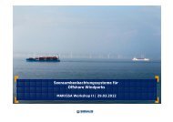 Seeraumbeobachtung im Offshore Windpark - WFB ...