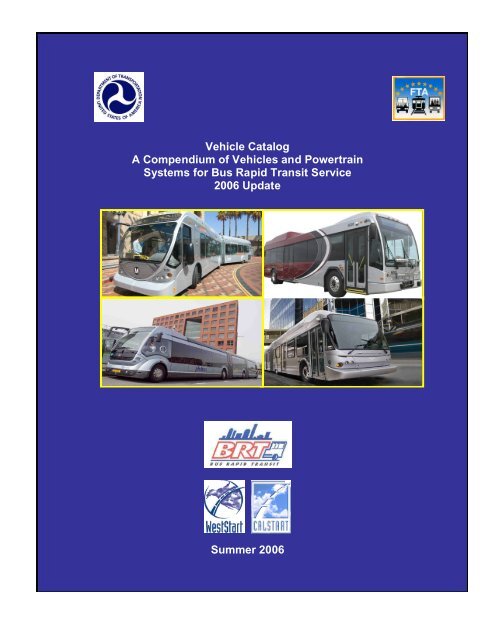 BRT Vehicle Catalog - the National Bus Rapid Transit Institute