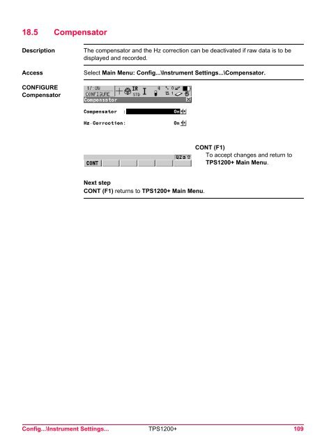 Leica TPS1200 System Field Manual