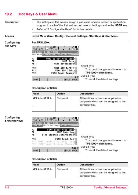 Leica TPS1200 System Field Manual