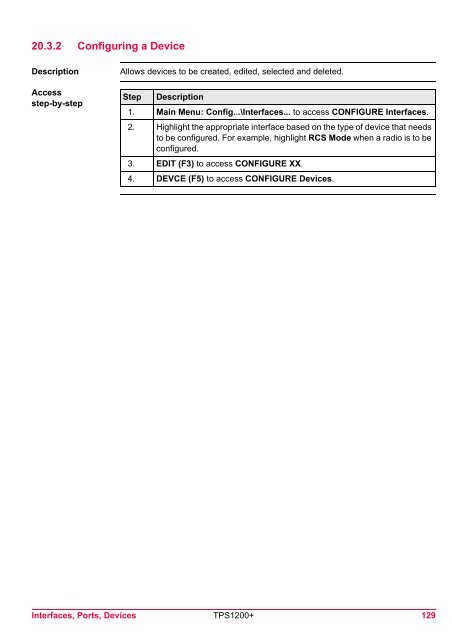 Leica TPS1200 System Field Manual