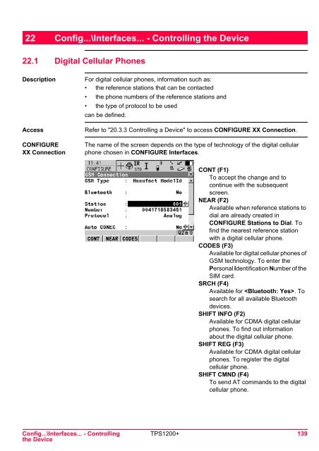 Leica TPS1200 System Field Manual