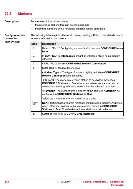 Leica TPS1200 System Field Manual