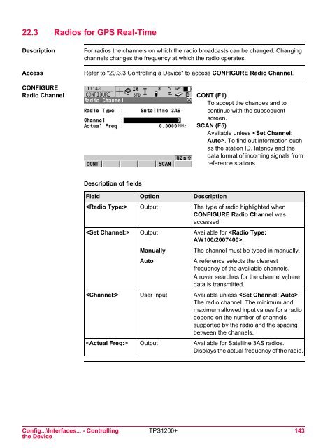 Leica TPS1200 System Field Manual