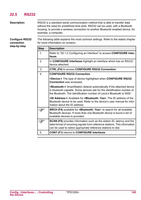 Leica TPS1200 System Field Manual