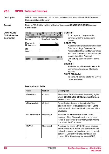 Leica TPS1200 System Field Manual