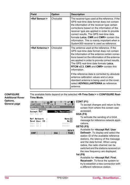 Leica TPS1200 System Field Manual