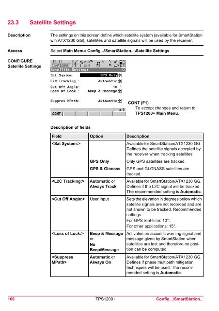 Leica TPS1200 System Field Manual