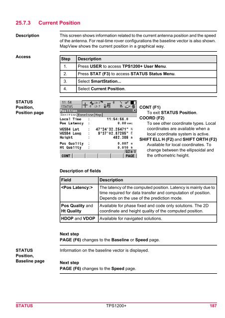 Leica TPS1200 System Field Manual