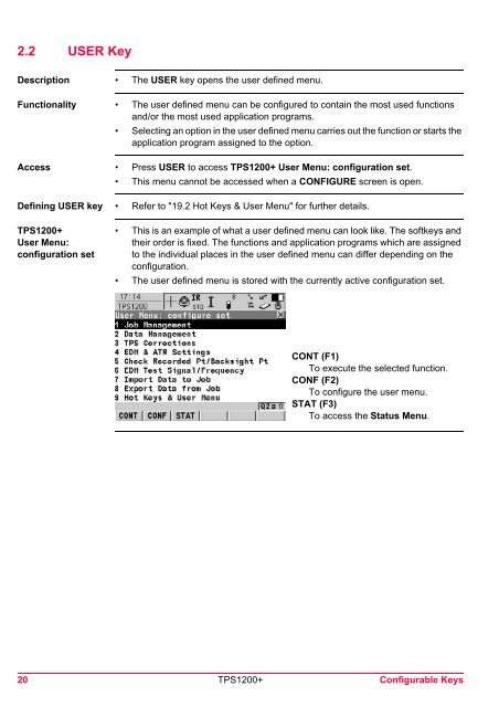 Leica TPS1200 System Field Manual