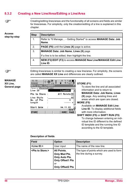 Leica TPS1200 System Field Manual