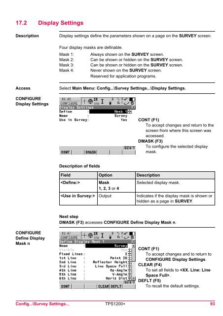 Leica TPS1200 System Field Manual