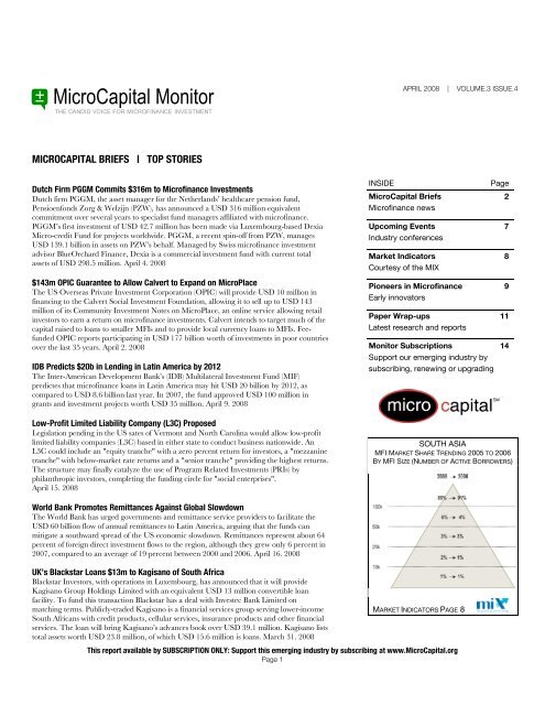 MicroCapital Monitor