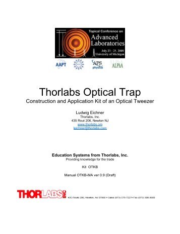 Thorlabs Optical Trap - compadre