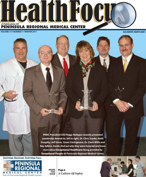 the Winter 2011 version of HealthFocus - Peninsula Regional ...