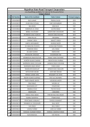 Rajasthan State Road Transport Corporation Driver Written ... - Vskills