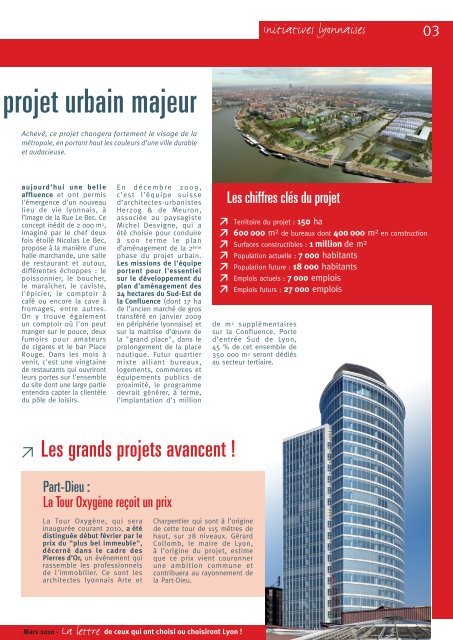 ≥ Lyon Confluence, projet urbain majeur - Aderly