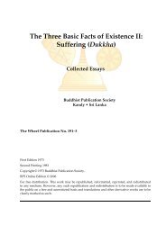 The Three Basic Facts of Existence II: Suffering (Dukkha) - Buddhist ...