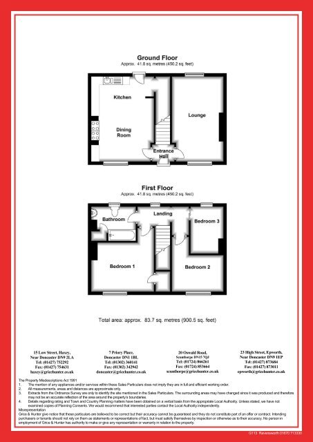 Price Guide: £169950 2 Queen Street, Epworth, Nr ... - Grice & Hunter