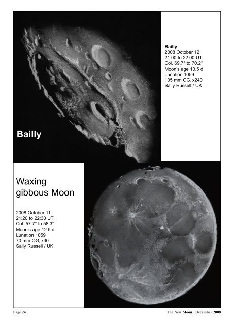 A magazine of lunar topographic studies Vol. 17 No. 2 December 2008