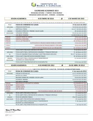 Calendario AcadÃ©mico - Instituto de Banca y Comercio