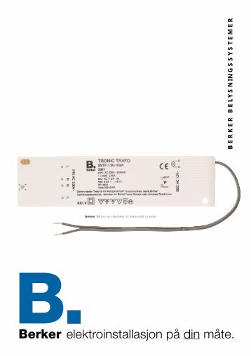 elektroinstallasjon på din måte. - Stork AS