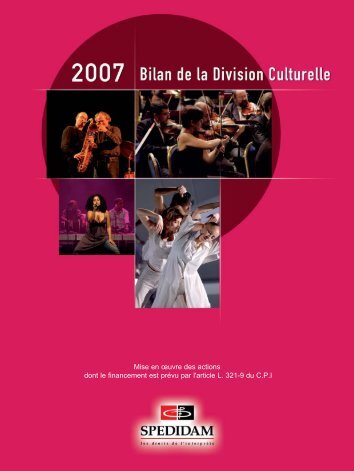 Création et Diffusion du Spectacle vivant - Spedidam