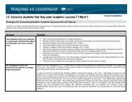 Convince Students - Teaching As Leadership