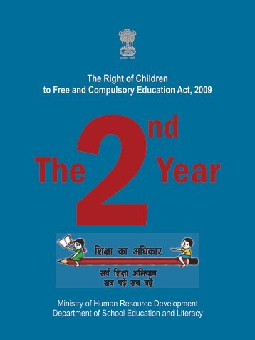 The 2nd year RTE Act, 2009 - Sarva Shiksha Abhiyan
