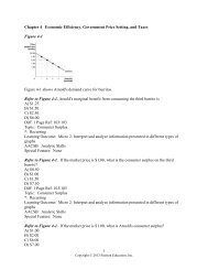 Chapter 4 Economic Efficiency, Government Price Setting, and ...